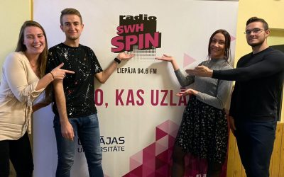 21. oktrobrī  “Zinātnes un inovāciju parks” komandas dalībnieki Amanda Bērziņa un Gatis Sprūds sniedza interviju Radio SWH SPIN.